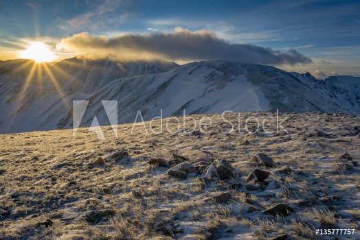 Picture of Sunrise Above Loveland Pass